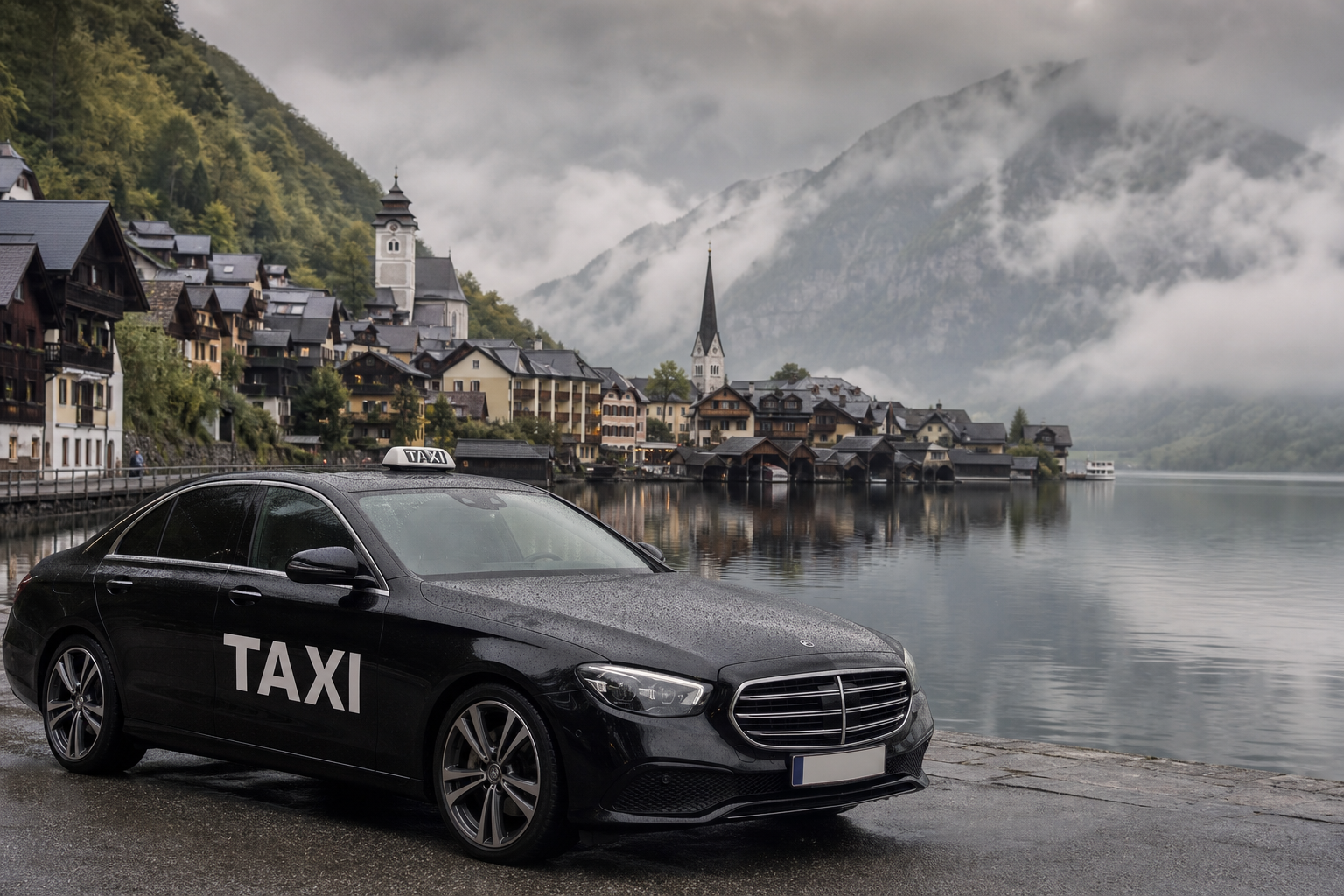 Hallstatt Transfer ab Wien — planmäßiges Privatfahrzeug im Salzkammergut